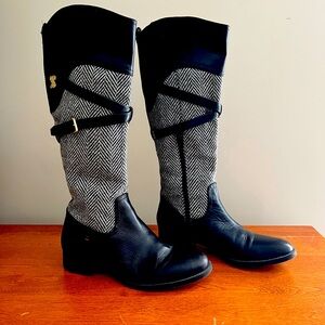 Vintage Tommy Hilfiger Leather and Wool Boots